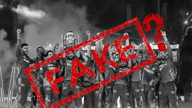 Instagram étiquette les photos réelles comme si elles étaient générées par l'IA: le nouveau problème 1 @KKRIDERS | L'image de l'équipe indienne de cricket Kolkata Knight Riders que Meta a signalée comme générée par l'IA