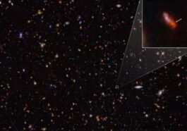 C'est la galaxie la plus ancienne jamais photographiée 43 Image de la galaxie la plus lointaine jamais photographiée par le télescope spatial James Webb