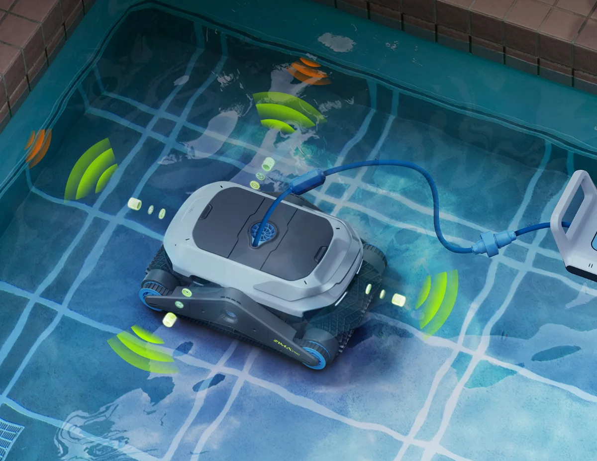 Degrii Zima Pro (2024) : Robot Piscine Sans Fil à Navigation Radar Ultrasonique pour un Nettoyage Plus Facile et Plus Efficace 2 Degrii Zima Pro 2024 (1)