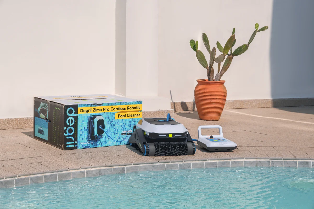 Degrii Zima Pro (2024) : Robot Piscine Sans Fil à Navigation Radar Ultrasonique pour un Nettoyage Plus Facile et Plus Efficace 7 Degrii Zima Pro (2029) Robot Piscine