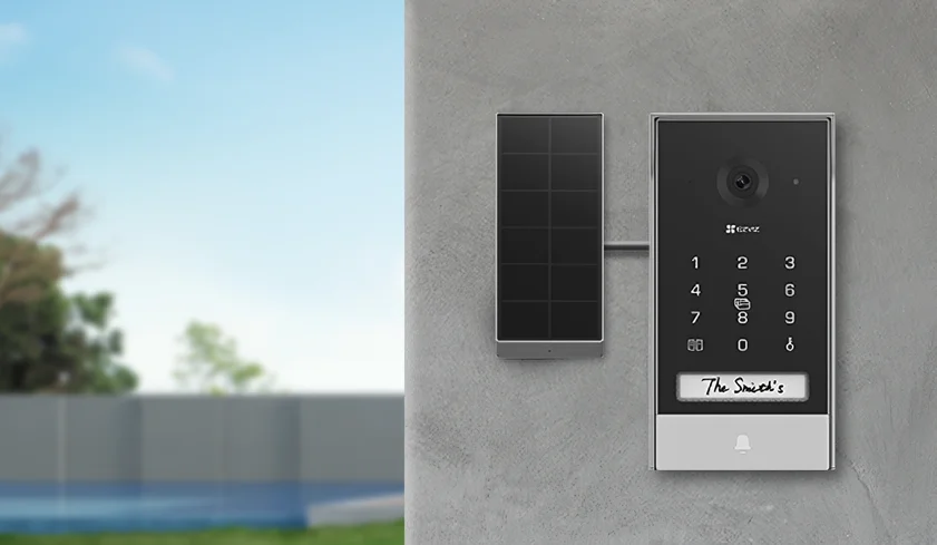 EZVIZ EP7 : Un Interphone Vidéo Connecté Révolutionnaire 2 Ezviz Ep7 Interphone Panneau Solaire