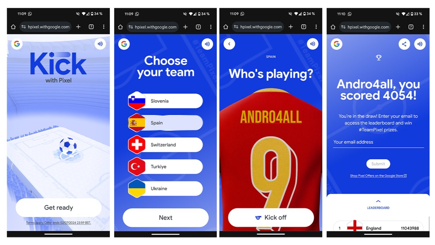 Google lance un mini-jeu de football pour l'Euro : permet de gagner des réductions et des prix réels 3 Google lance un mini-jeu de football pour l'Euro : permet d'obtenir des réductions et des prix réels