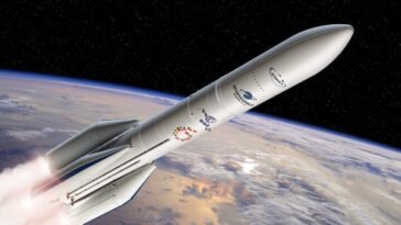 L'Europe coupe les amarres avec SpaceX et annonce la date de lancement de la fusée Ariane 6 26 Illustration de la fusée de l'ESA, l'Ariane 6