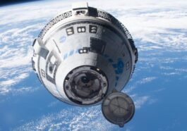Image du Starliner de Boeing lors d'une mission pour la NASA