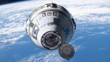 La navette spatiale Starliner de Boeing a déjà présenté 5 fuites d'hélium 13 Image du Starliner de Boeing lors d'une mission pour la NASA