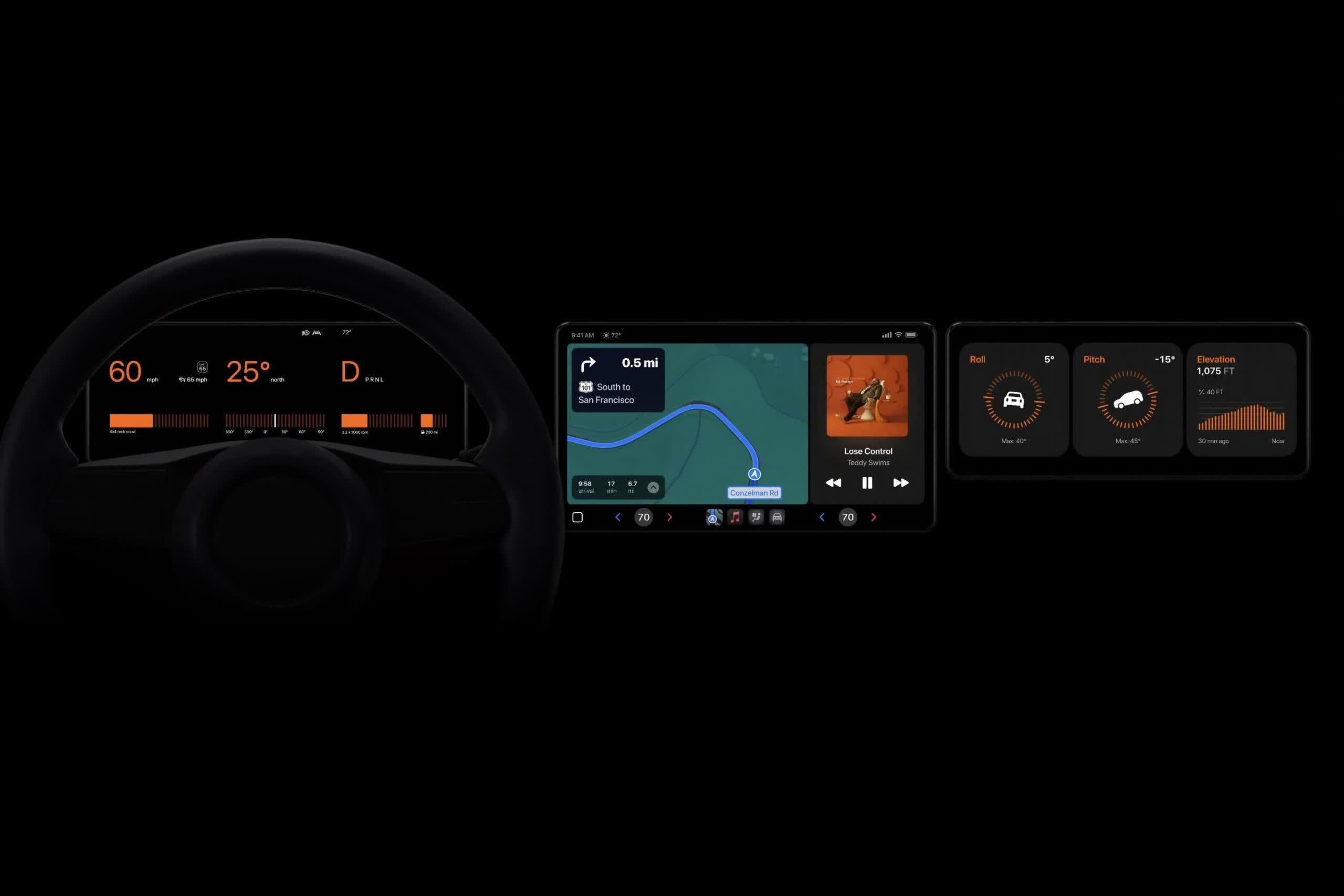 Apple CarPlay radicalement amélioré alimentera tous les écrans des voitures prises en charge 2 Le CarPlay radicalement ameliore dApple alimentera tous les ecrans des
