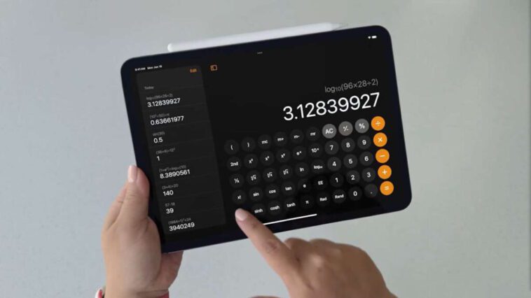 Le nouveau iPadOS 18 apporte une nouveauté que les personnes demandaient depuis des années ! Découvrez ce que Apple a créé 1 iPadOS 18 Apple calculadora