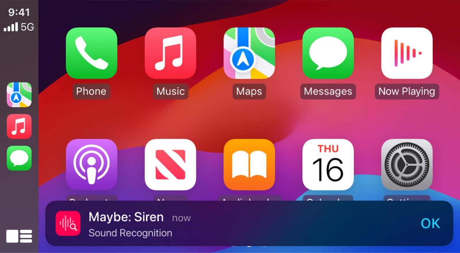 Les 5 nouveautés arrivant sur CarPlay avec la mise à jour vers iOS 18 5 Reconnaissance sonore iOS 18 CarPlay