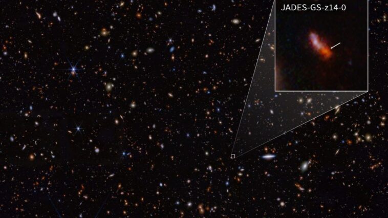 La galaxie à l'origine de l'Univers photographiée : "c'est la plus ancienne jamais observée" 1 Immagine