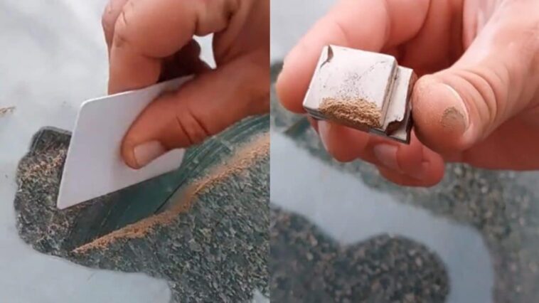Pourquoi le sable tombé ces jours-ci est magnétique : la folie des traînées chimiques 1 Immagine