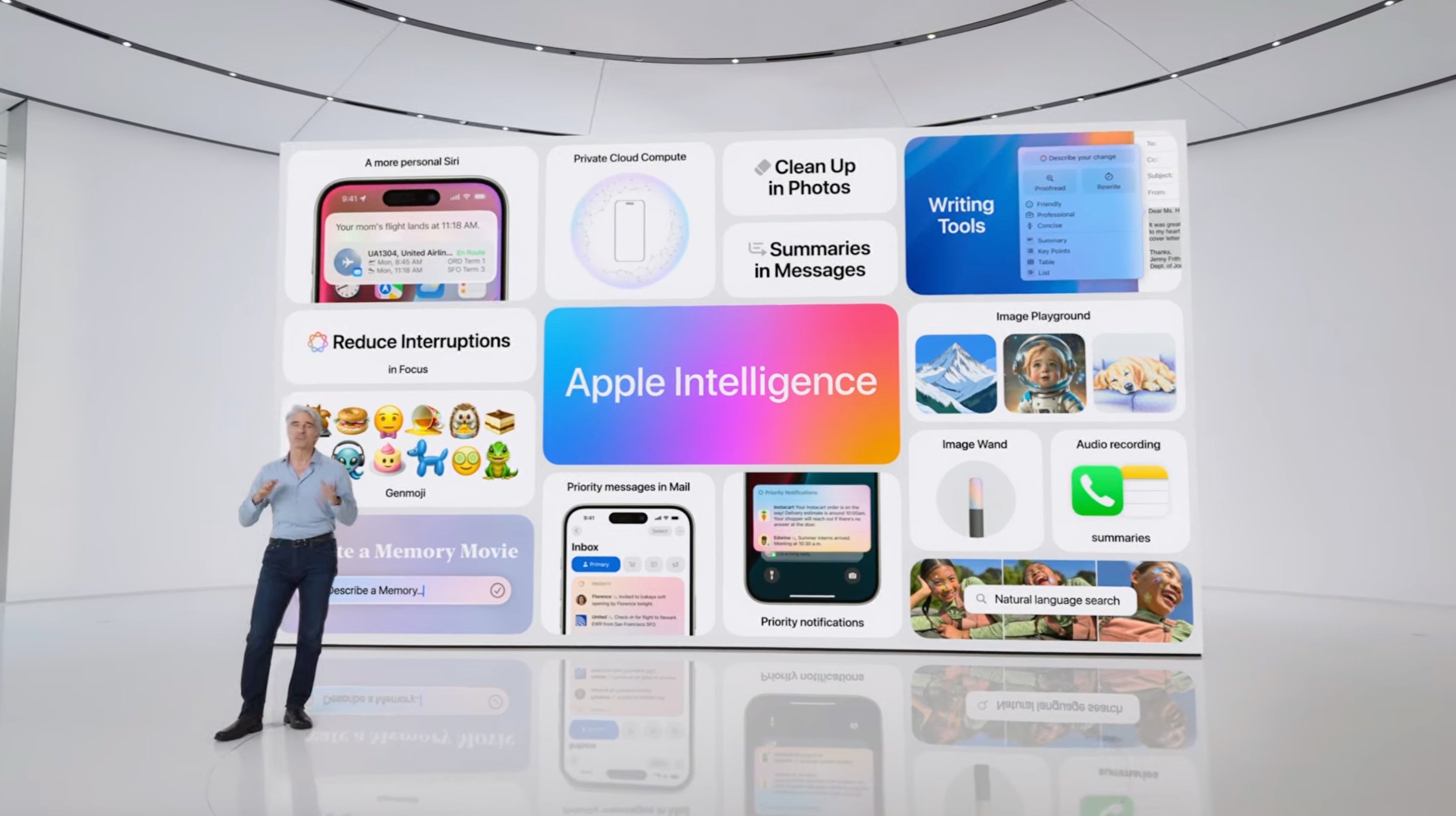 Toutes les nouveautés d'Apple Intelligence annoncées lors de la WWDC 2024 3 Toutes les nouveautés d'Apple Intelligence annoncées lors de la WWDC 2024