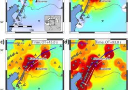 Mappe di scuotimento basate sull'onda P del terremoto di Mw 7.8, 6 febbraio 2023 Turchia-Siria, rispetto al tempo dall'origine del sisma / Credit: Rea R. et al. Communications Earth & Environment 2024