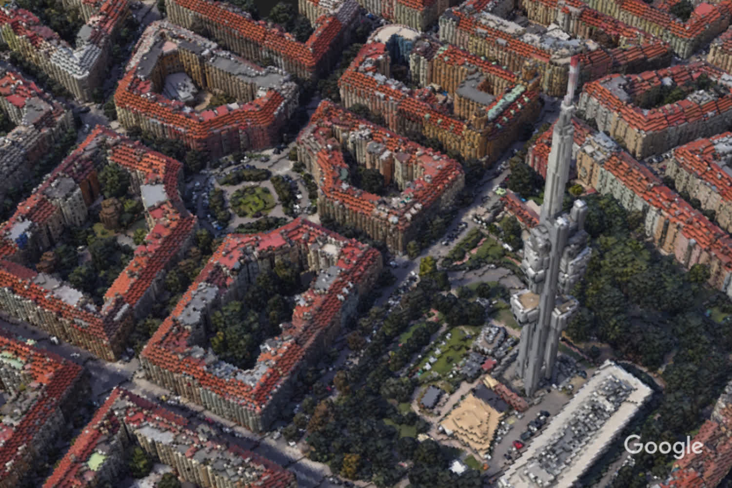 Un fan de Minecraft rend Google Earth explorable dans le jeu 2 Un fan de Minecraft rend Google Earth explorable dans le