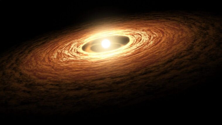 Une étoile repérée avec un ingrédient fondamental pour la vie: où peut naître une nouvelle Terre 1 ESA | La représentation d'un disque protoplanétaire