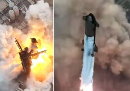 Les étapes du lancement de Starship lors de son quatrième vol / Crédit : SpaceX