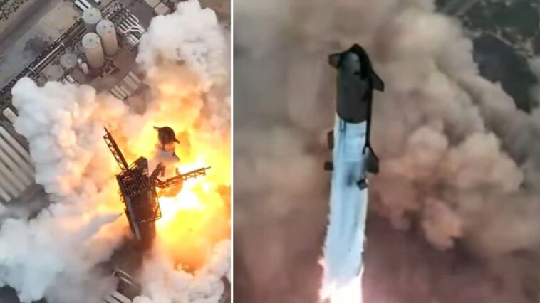 Vaisseau spatial, aujourd'hui le quatrième lancement du vaisseau d'Elon Musk qui nous emmènera sur Mars: les images de la mission 1 Les étapes du lancement de Starship lors de son quatrième vol / Crédit : SpaceX