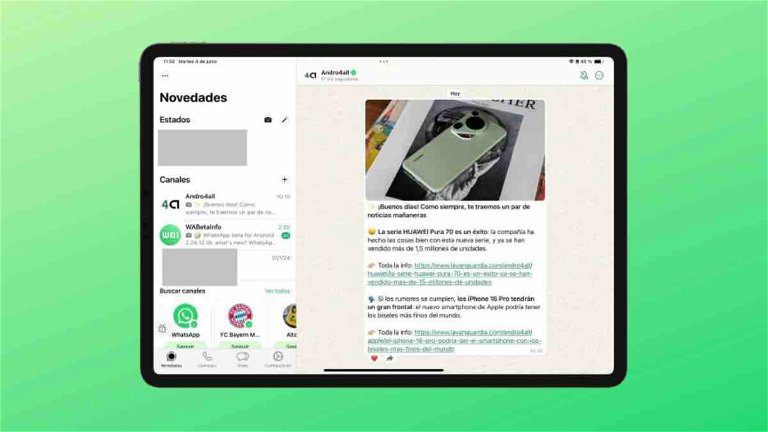 Voici à quoi ressemblera WhatsApp pour iPad lorsque Meta décidera de lancer l'application 2 Voici à quoi ressemblera WhatsApp pour l'iPad lorsque Meta décidera de lancer l'application