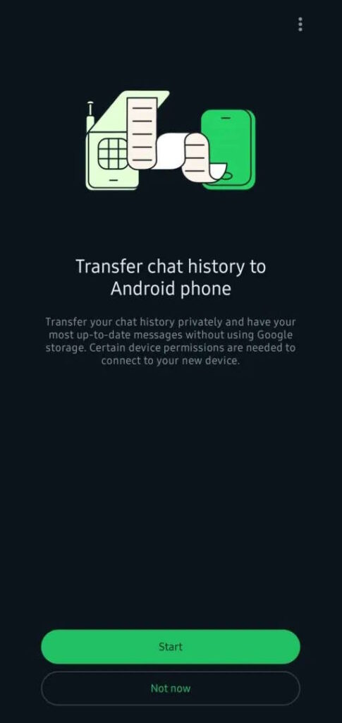 WhatsApp veut encore simplifier le transfert vers un nouveau smartphone 3 WhatsApp veut encore simplifier le transfert vers un nouveau smartphone