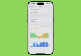 Image de l'alerte de chargeur lent dans l'interface de batterie sur iOS 18