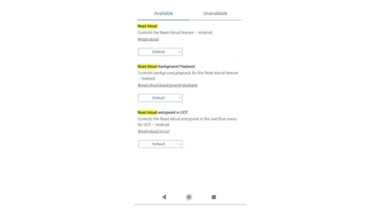 Google Chrome pour Android améliore son mode de lecture à voix haute avec la lecture en arrière-plan 3 Google Chrome pour Android améliore son mode de lecture à voix haute avec la lecture en arrière-plan