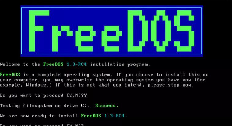 FreeDOS, qui fête aujourd'hui ses 30 ans, fonctionnera bientôt sous Windows 3.x 1 FreeDOS, now 30 years old, will soon run Windows 3.x