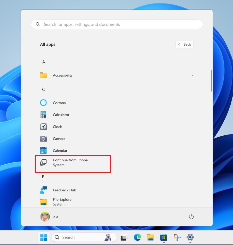 Microsoft prépare une nouveauté pour relier encore plus Windows 11 à Android et iOS 3 Windows 11 Continuer téléphone Microsoft Android