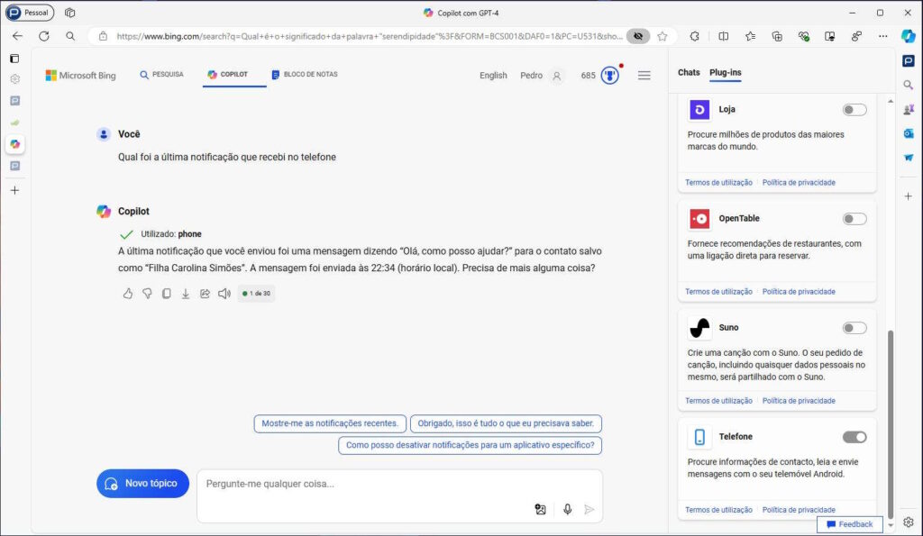 Copilote de Microsoft peut désormais contrôler Android sur Internet ou sur Windows 11 4 Copilot Android Microsoft IA Internet
