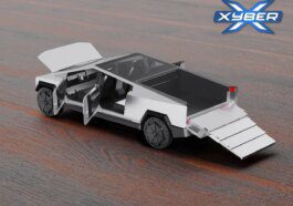 Cybertruck-themed mini PC crowdfunding launches, featuring AMD