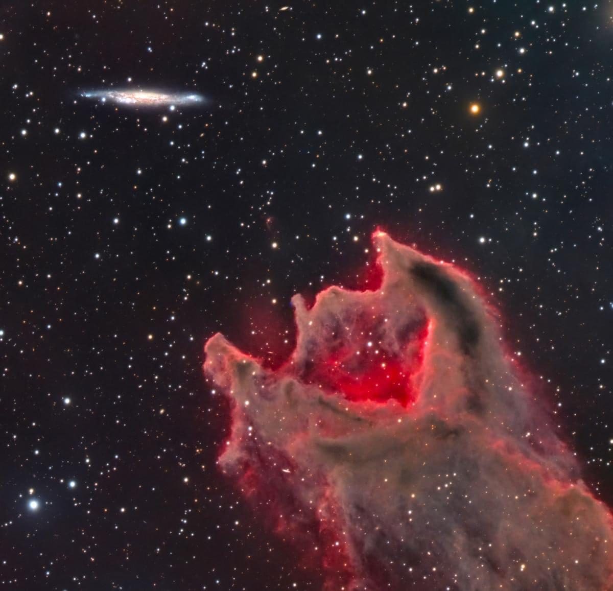 Un groupe d'Italiens a photographié le Dévoreur de Galaxies: l'histoire de la prise exceptionnelle 3 SAHARA | La prise complète réalisée par le groupe d'astrophotographes dirigé par Alessandro Ravagnin