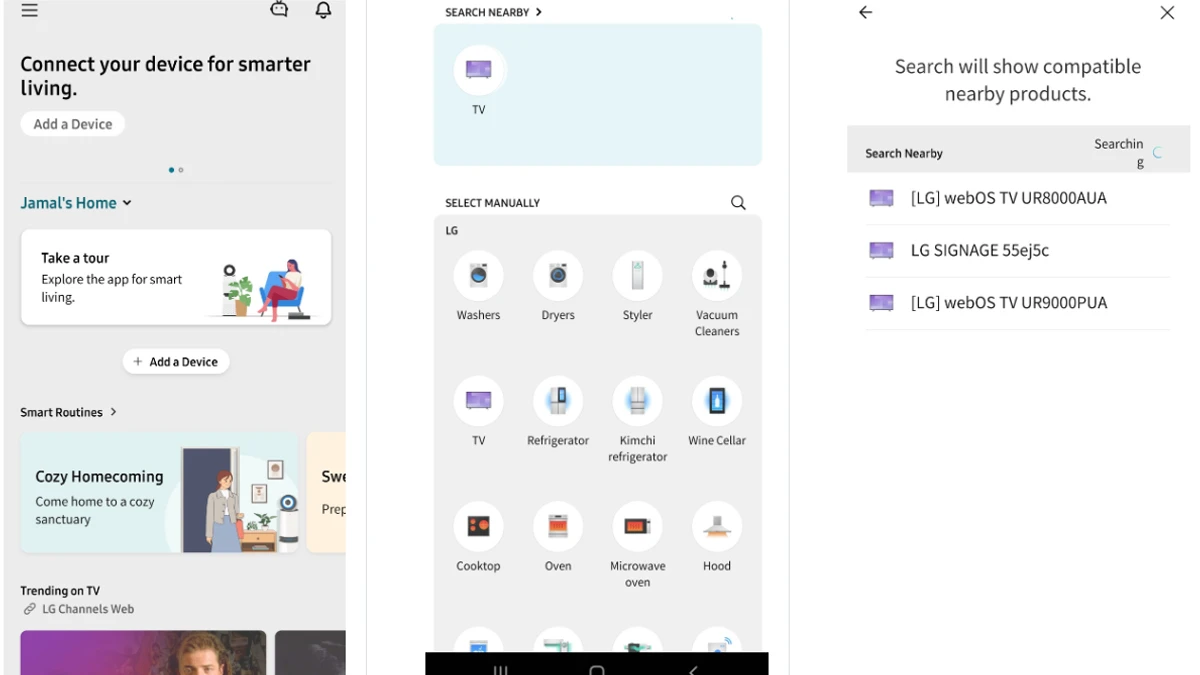 Comment allumer un téléviseur LG sans télécommande en utilisant l'application LG ThinQ