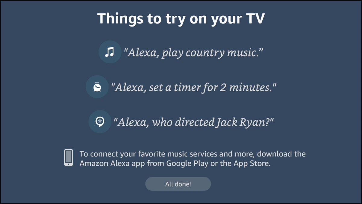 Essayer des commandes Alexa