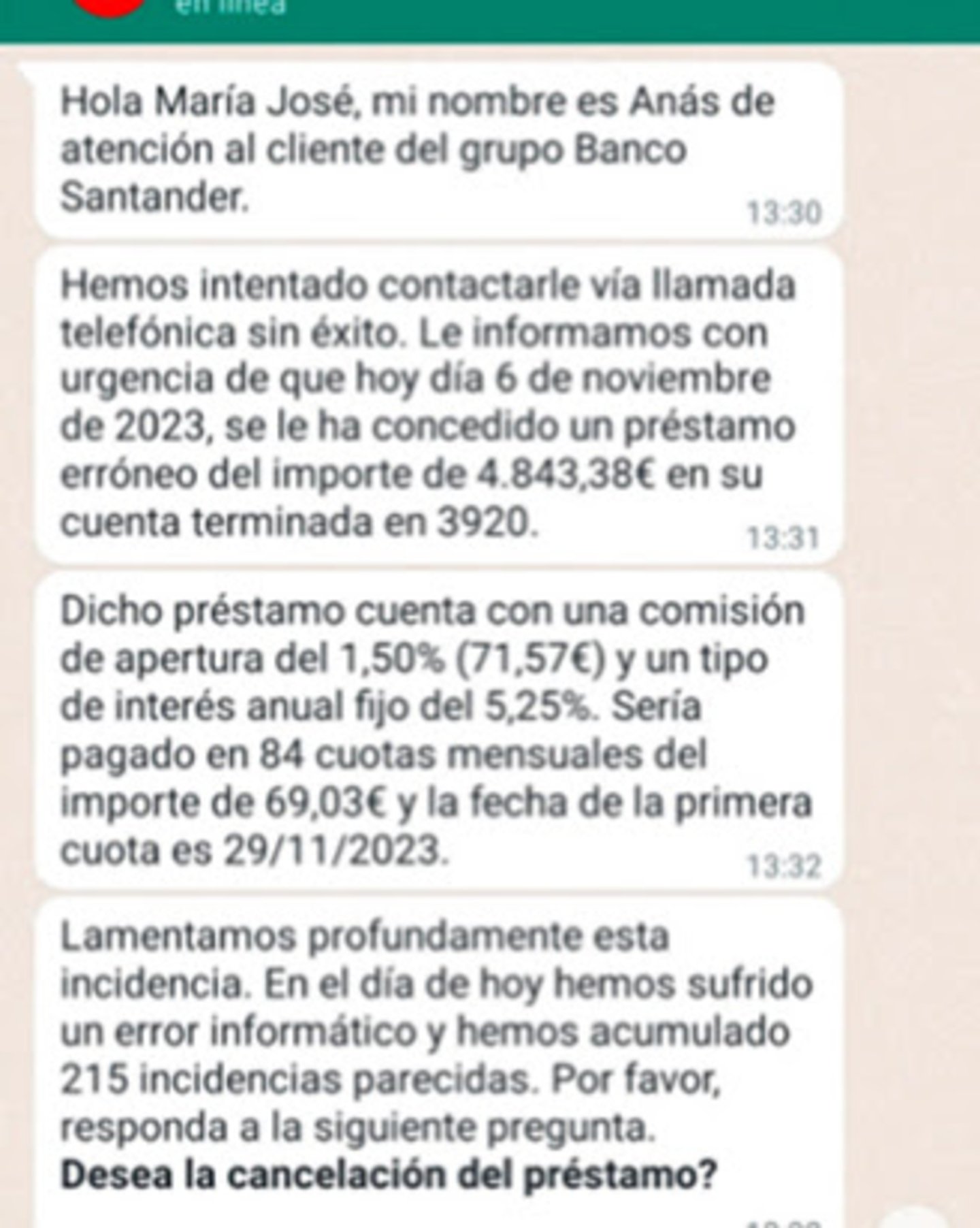 Si vous êtes client du Santander, faites très attention à la nouvelle escroquerie dont la banque vous met en garde 3 Si eres cliente del Santander, mucho cuidado con la nueva estafa de la que alerta el banco