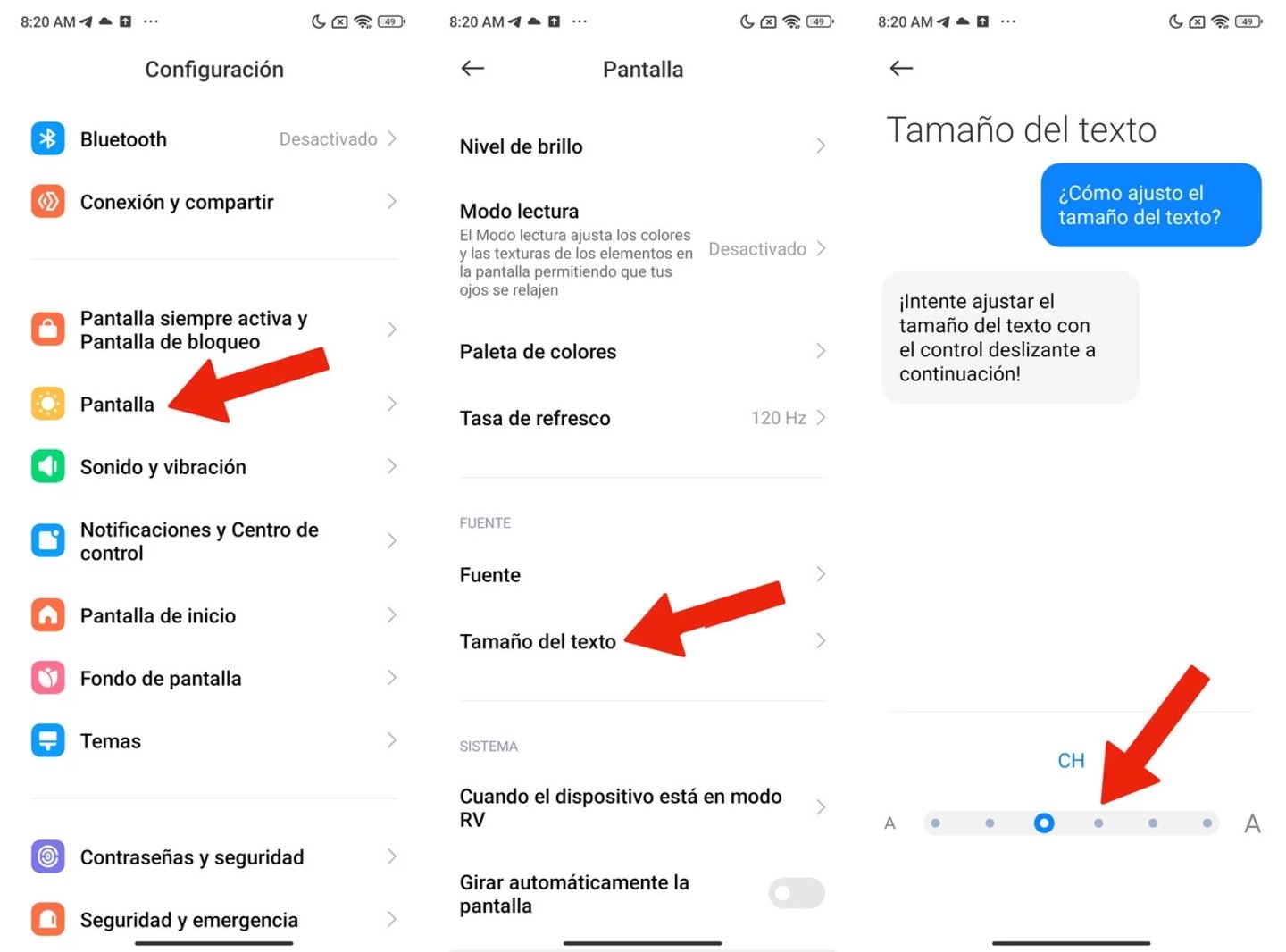 Comment rendre les lettres plus grandes sur un téléphone Android