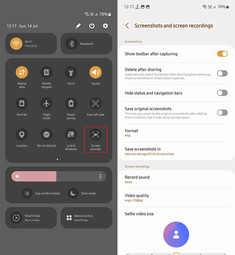 13 meilleurs conseils et astuces pour Samsung Galaxy A35 5G 11 Enregistrer l'écran du Galaxy A35 5G