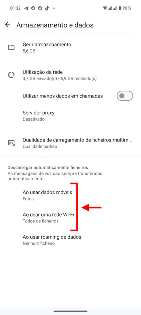 Conseil : cette option de WhatsApp vous permet d'économiser de l'espace et d'augmenter votre sécurité 4 WhatsApp espace sécurité téléchargement option