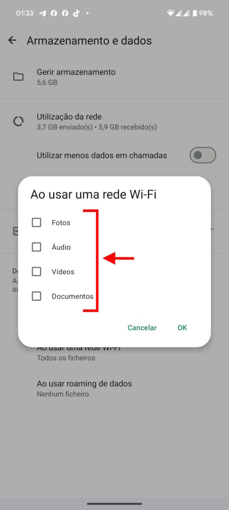 Conseil : cette option de WhatsApp vous permet d'économiser de l'espace et d'augmenter votre sécurité 6 WhatsApp espace sécurité téléchargement option