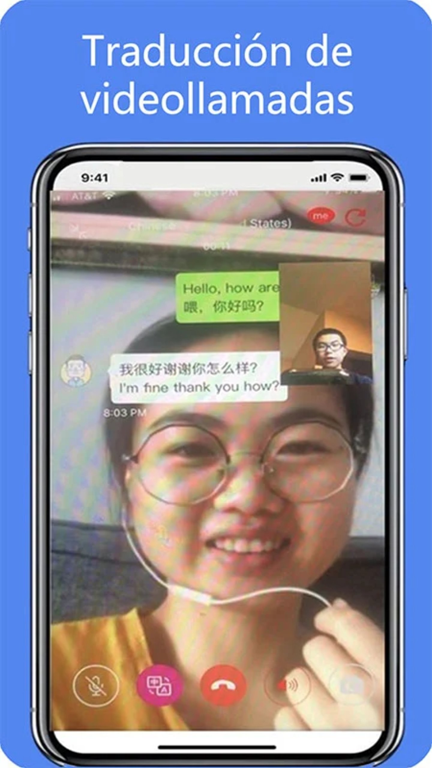 Comment traduire les appels WhatsApp en temps réel 5 Appel traduit par iTourTranslator