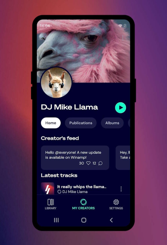 Winamp est maintenant disponible pour être utilisé sur Android et iOS ! 3 Winamp iOS lecteur de musique Android