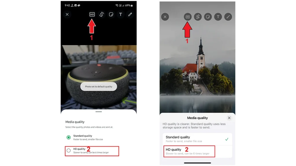 Comment envoyer des photos et vidéos HD sur WhatsApp sans perdre en qualité 6 Envoyer des photos et vidéos de haute qualité sur WhatsApp