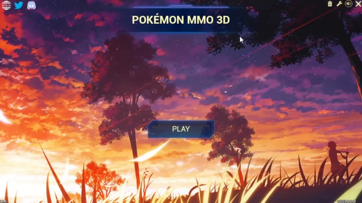 Les meilleurs jeux Pokémon créés par des fans 9 L'écran titre avec un coucher de soleil sur une vallée.