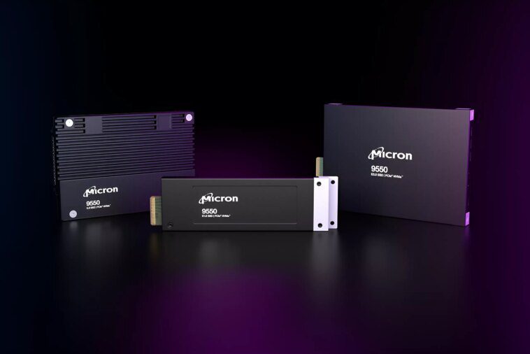 Micron affirme que son nouveau disque 9550 Gen5 est le SSD de centre de données le plus rapide au monde 1 Micron says its new 9550 Gen5 drive is the world