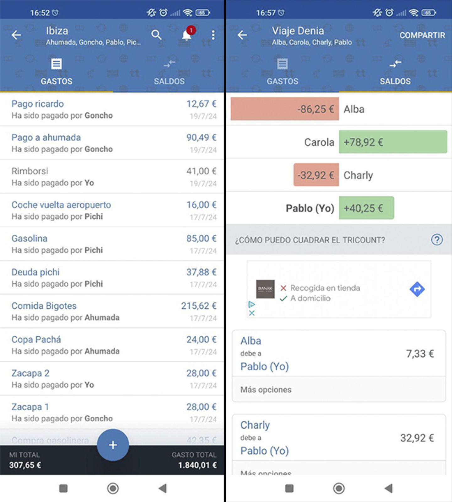 Faire des comptes lors d'un voyage est beaucoup plus simple avec cette app 3 Faire des comptes lors d'un voyage est beaucoup plus simple avec cette application
