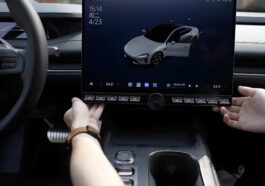 This EV lets you add buttons if the touchscreen dashboard is too futuristic for you