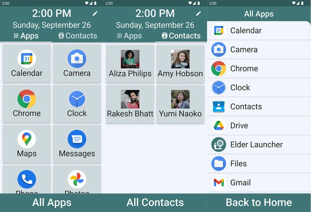 Voici comment rendre les smartphones plus faciles à utiliser pour les personnes âgées 7 Utiliser des Lanceurs pour le Mode Senior
