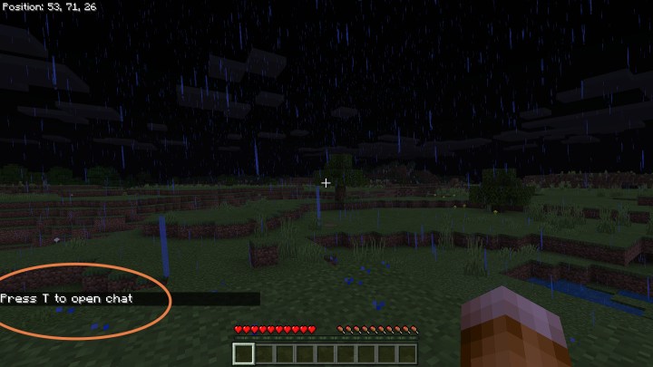 Comment se téléporter dans Minecraft 4 Press T to Open Chat Minecraft.