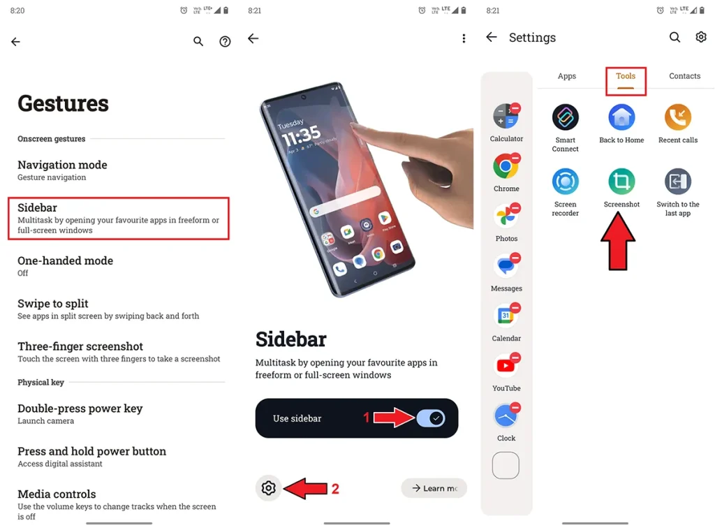 Comment prendre une capture d'écran sur Moto G Stylus 2024 (avec capture d'écran longue) 6 Prendre une capture d'écran sur Moto G Stylus 2024
