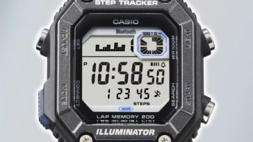 Casio baked a step tracker into this retro-styled wristwatch