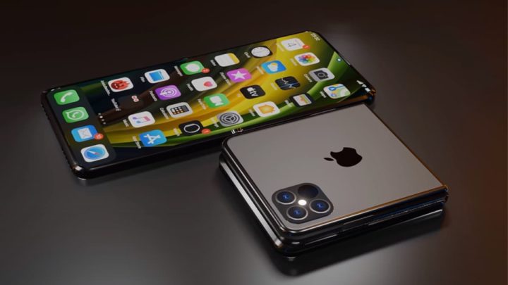 Combien seriez-vous prêt à débourser pour un iPhone pliable ? Les rumeurs annoncent un coup dur pour votre budget 4 Illustration de l'iPhone 13 pliable avec Touch ID