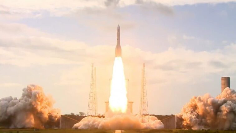 Ariane 6 est en orbite: la fusée avec laquelle l'Europe joue son avenir dans l'espace 1 ESA | Il lancio del razzo Ariane 6 dalla base di Kourou nella Guyana Francese