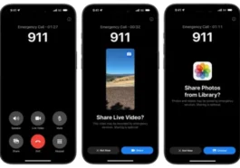 Bientôt, les iPhones pourront diffuser de la vidéo en direct lors des appels au 112 66 Image de l'Emergency SOS Live Video promettue lors de la présentation de l'iOS 18